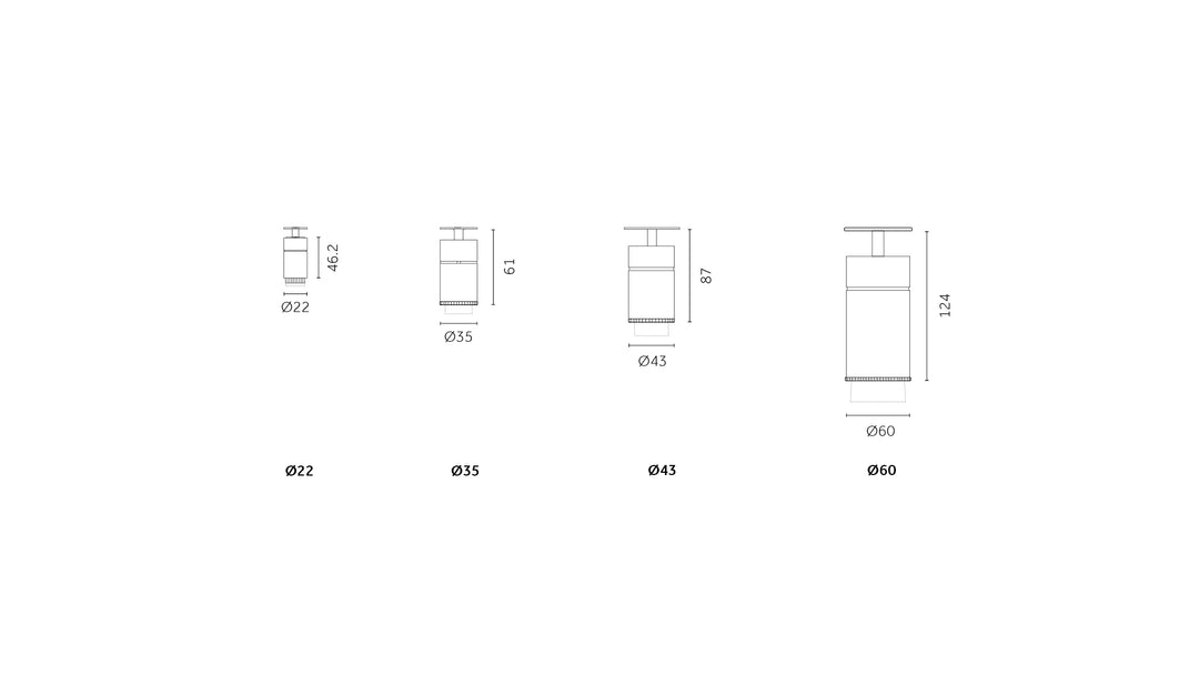 Yori Semi-recessed - Zoom (Professional Ceiling recessed downlight - Reggiani)