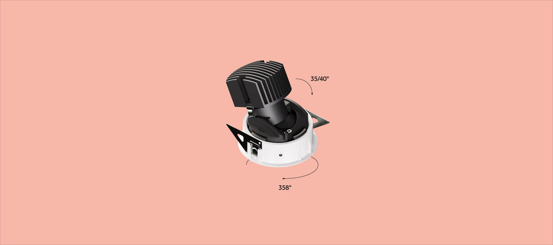 Mood Pro Adjustable Round Cone (Professional Ceiling recessed downlight - Reggiani)